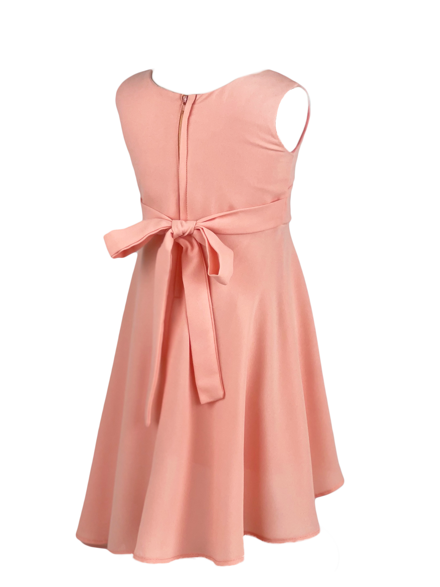 Daisy Chiffon Sleeveless Asymmetrical Dress